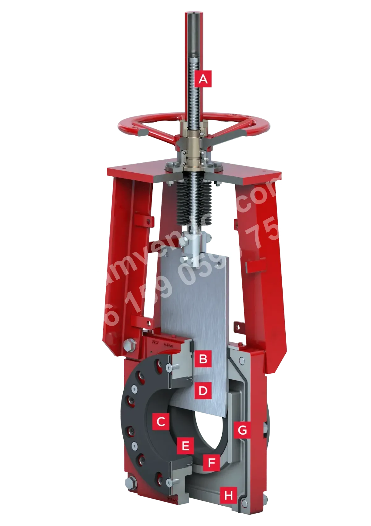 Bidirectional Knife Gate Slurry Valve Series 767 Features
