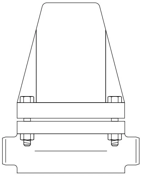SM45 Bimetallic Steam Trap Cross-Section