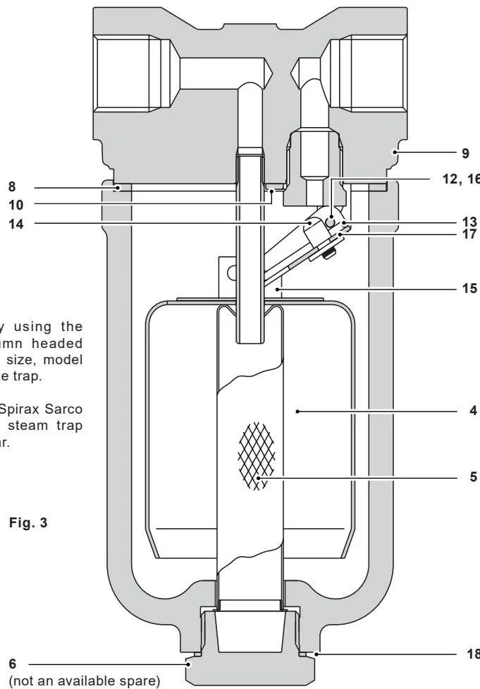 Spare parts diagram
