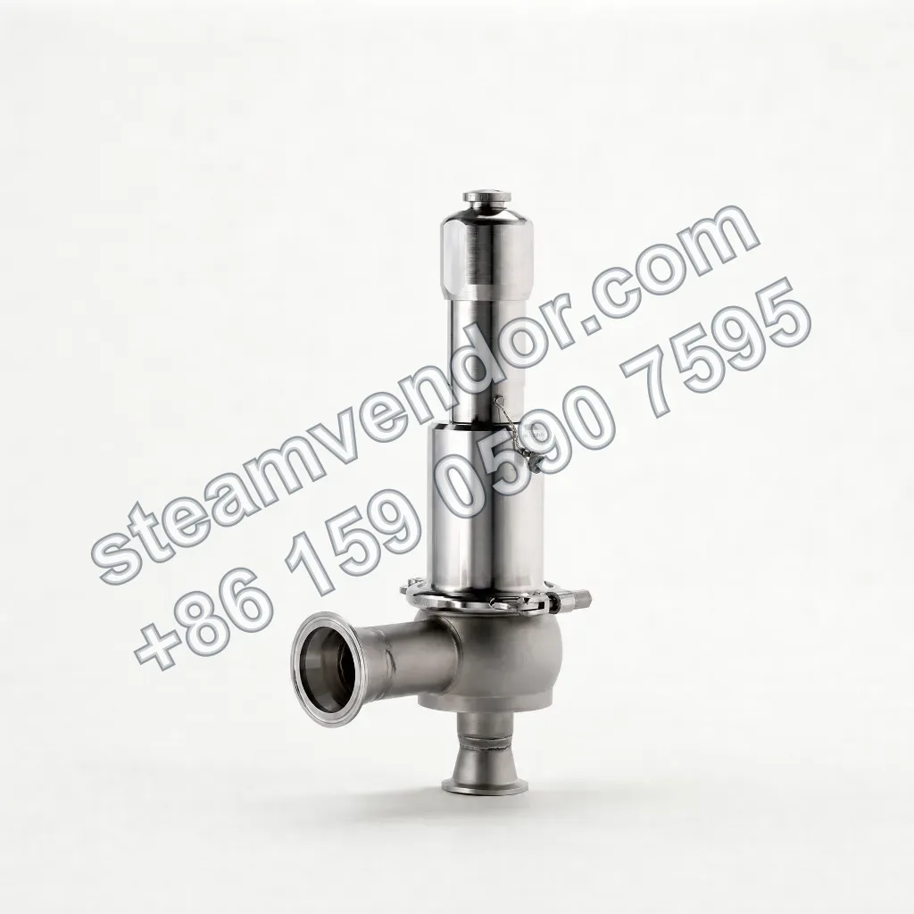 Spirax Sarco stainless steel safety valve SVL488, 3/4-inch angle pattern