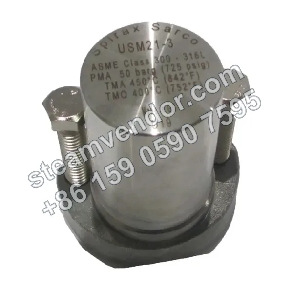USM21 sealed bimetallic steam trap real-life photo 2