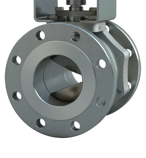 Control Ball Valve V-Port Control