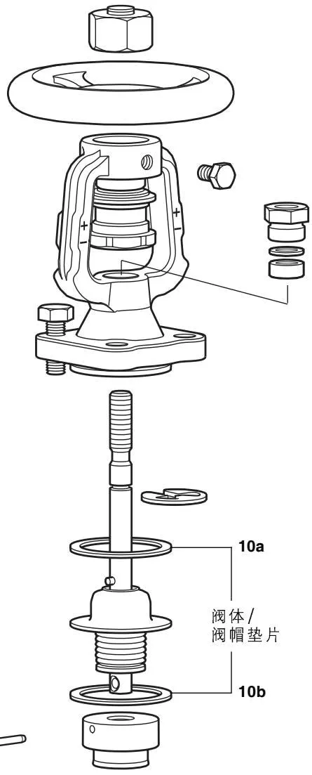 Valve body/bonnet gasket diagram