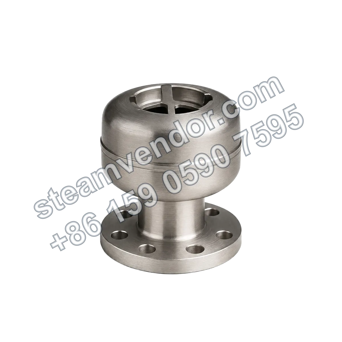 Spirax Sarco VHT steam vent head, three-quarter view